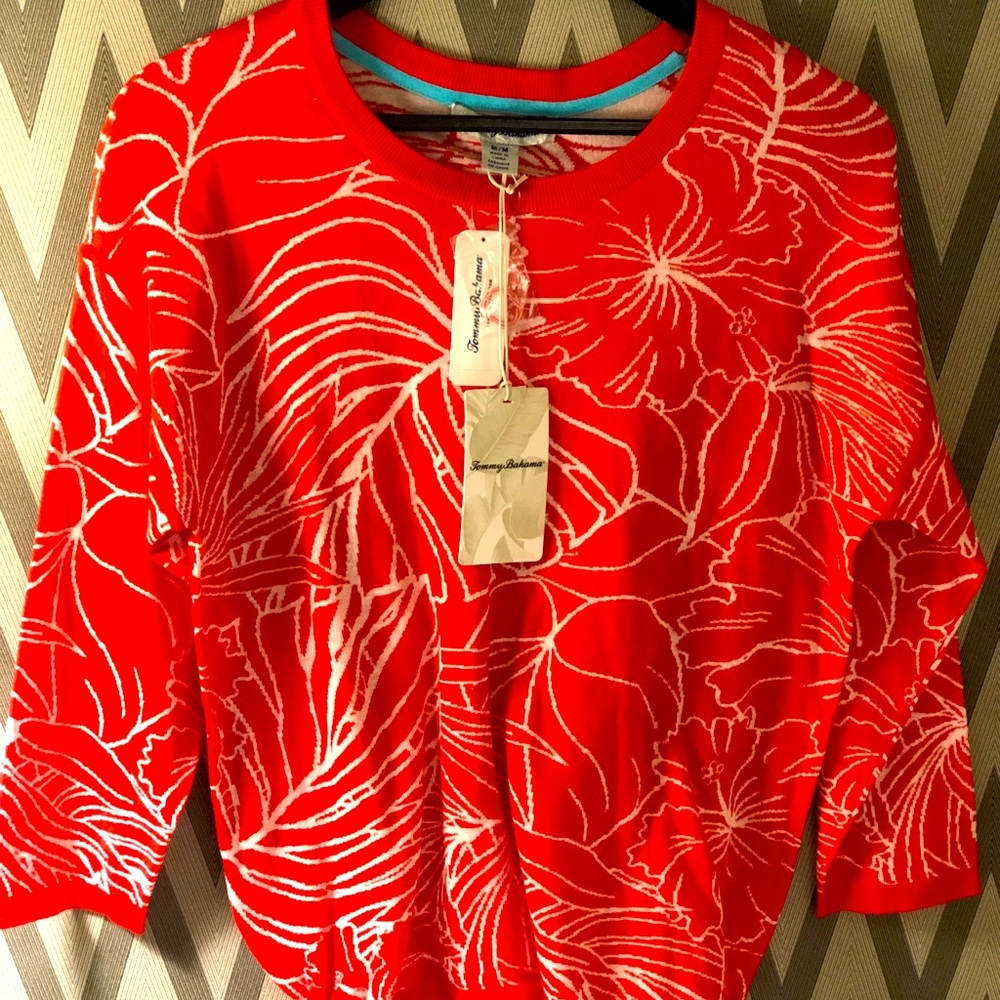 Tommy Bahama Cinch Waist Sweater